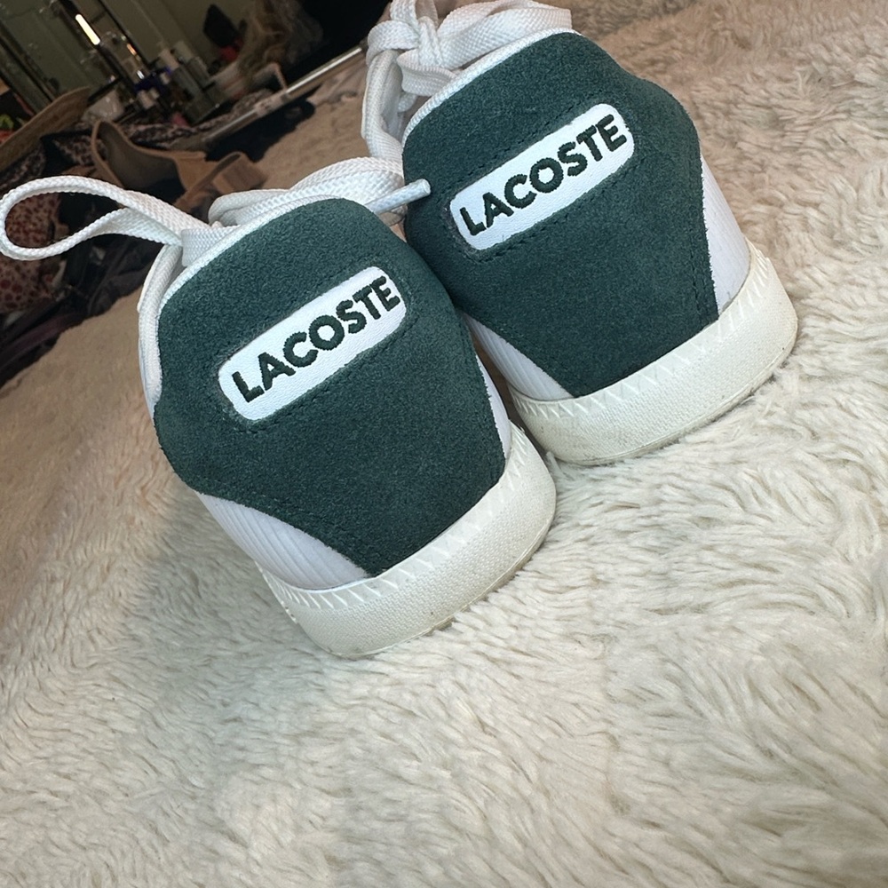 Lacoste White and Black Casual Sneakers
